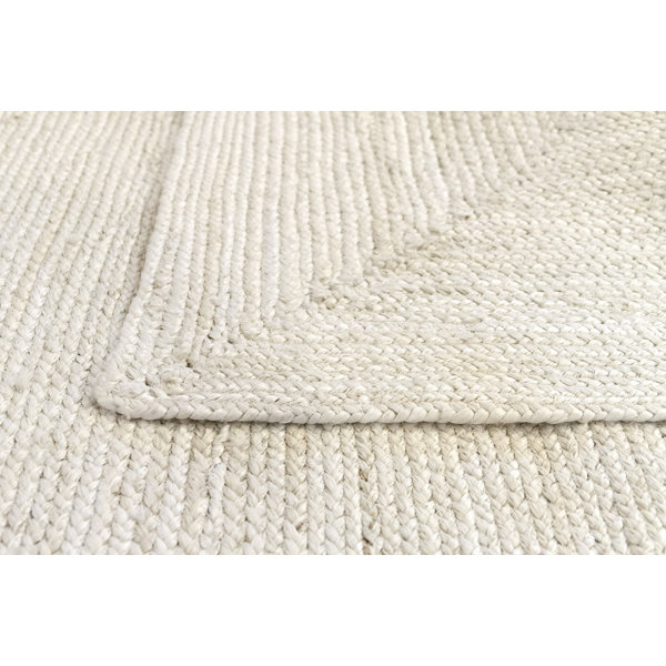 Bay Isle Home Gattis Hand Braided White Rug & Reviews Wayfair.co.uk